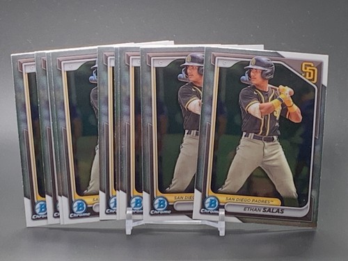 2024 Bowman Chrome Prospect BCP-102 Lot x9 ETHAN SALAS San Diego Padres - Afbeelding 1 van 2
