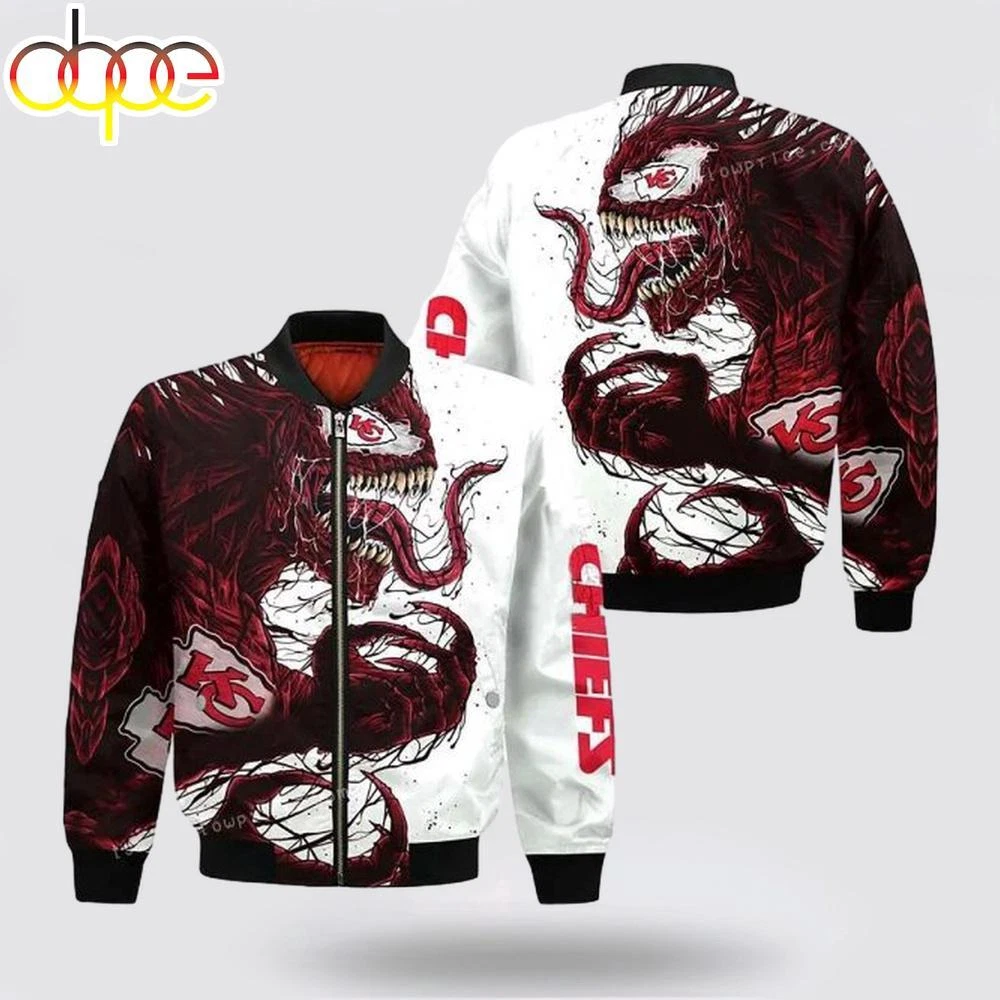 football Kansas City Chiefs Venom Bomber Jacket