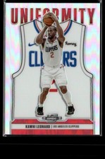 2020-21 Optic Contenders UnifOrmity Silver Prizm Kawhi Leonard Los Angeles