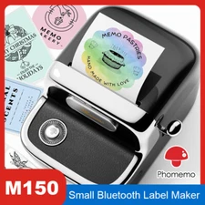 Upgrade Bluetooth Label Printer Phomemo M150 2 Inch Barcode Sticker Machine lot
