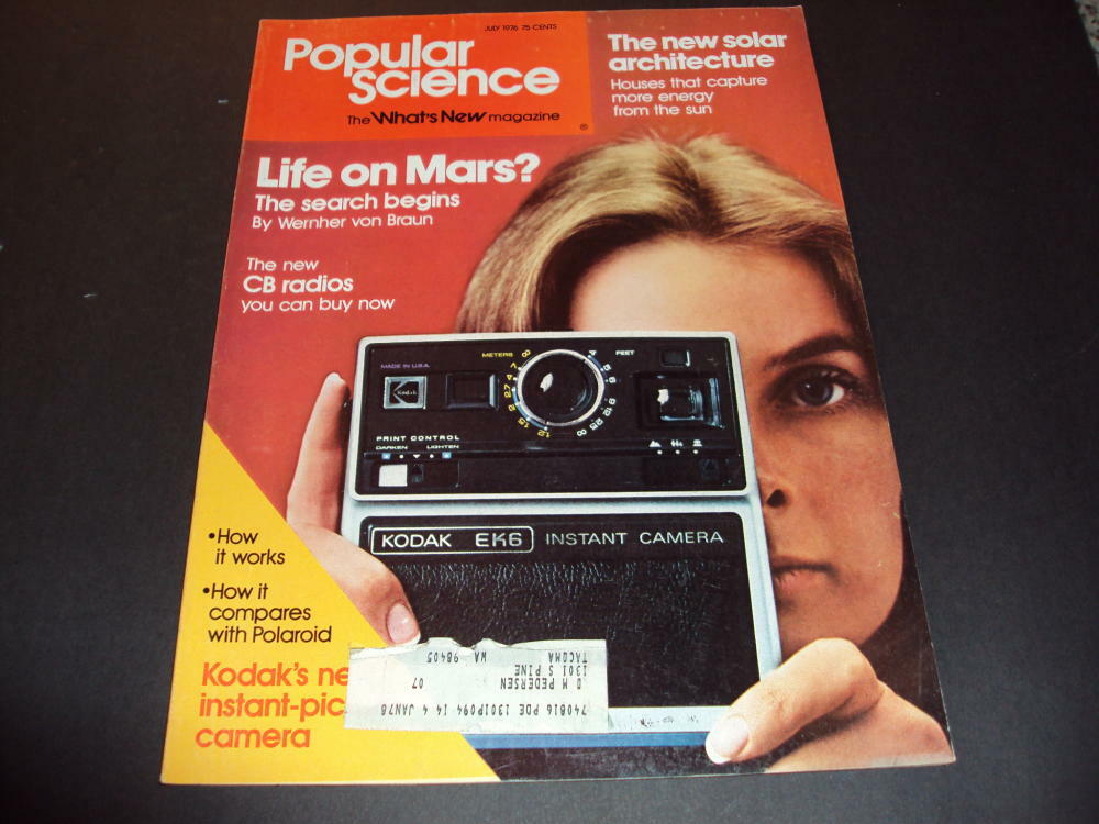 Discover Life on Mars and Solar Architecture in Popular Science July 1976 ID:43460