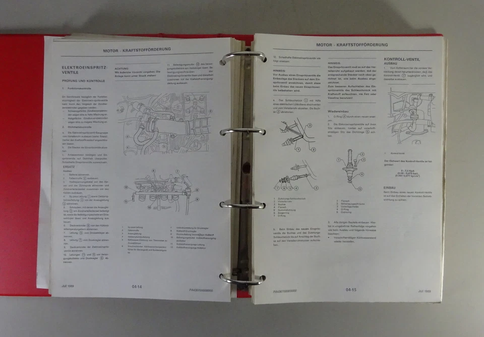 Manuale Di Officina Alfa Romeo Spider "Gummilippe" 1983-1989 Aggiornato 07/1989 Foto 4 de 4