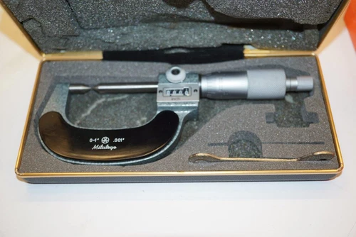 NOS Mitutoyo 0-1" 60 Degree Point Digital Micrometer.  0.001" GRAD. Japan. NO1D1