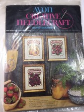 Vintage First Prize County Fair Avon NEEDLECRAFT Crewel Picture Embroidery kit