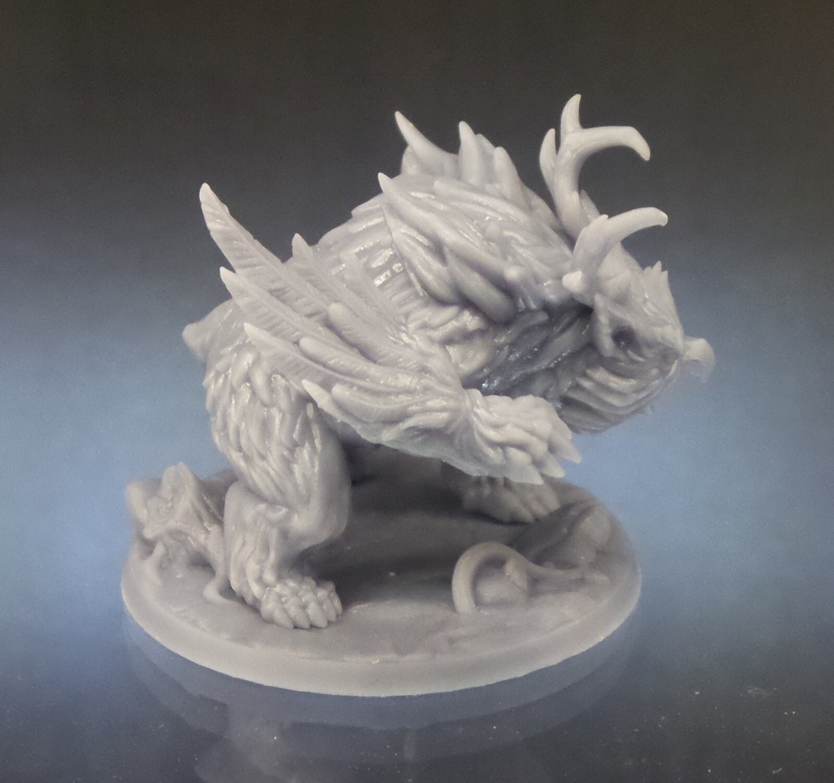 OwlBear Owl Bear Druid 3D printed resin miniature by Artisan