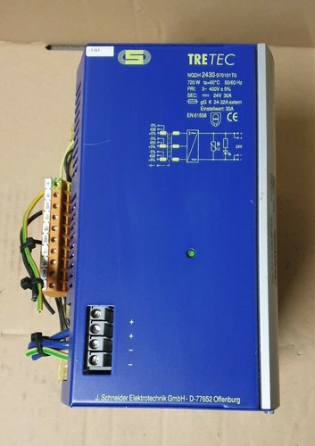 J. Schneider TRETEC NGDH 2430-970101T0 720W 50/60Hz Netzteil 204177 - Bild 3 von 5