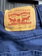 Levi’s 511 Slim Fit Youth Jeans Size 14 Reg W27 L29 Super Clean