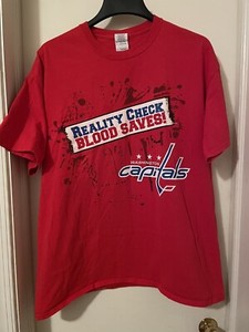 Washington Capitals Inova Blood Drive t-shirt 
