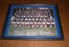 1985 CHICAGO BEARS SUPER BOWL CHAMPS FRAMED COLOR TEAM PRINT