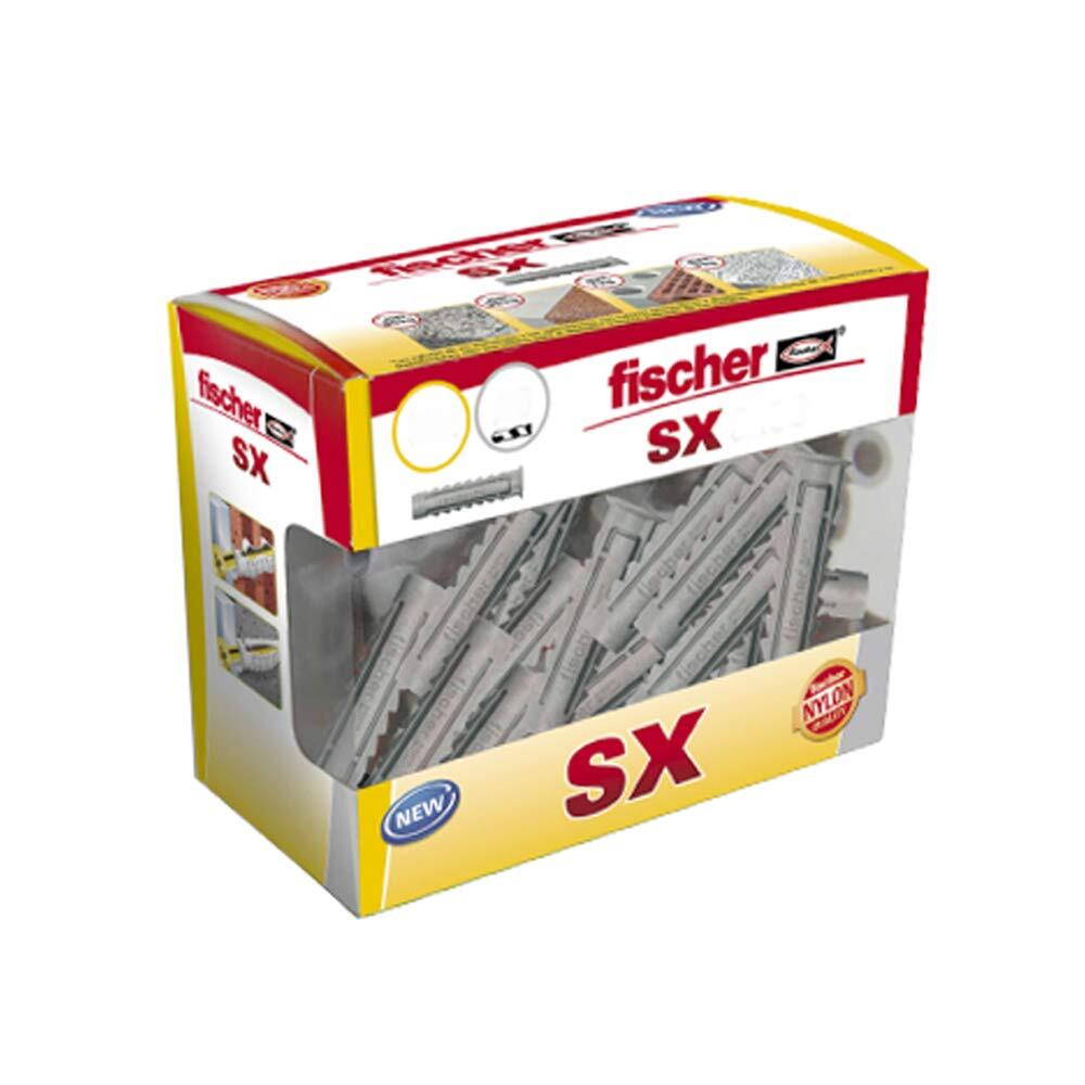 Studs Fischer 8 X 40 Mm Steel Nylon (60 Units) NUOVO
