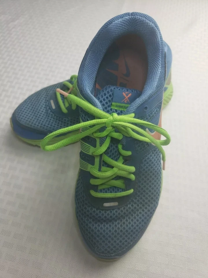 Nike Zoom Structure-16 536974-463 Talla 8.5 Azul Verde Neón Zapatos para Correr Foto 3 de 4