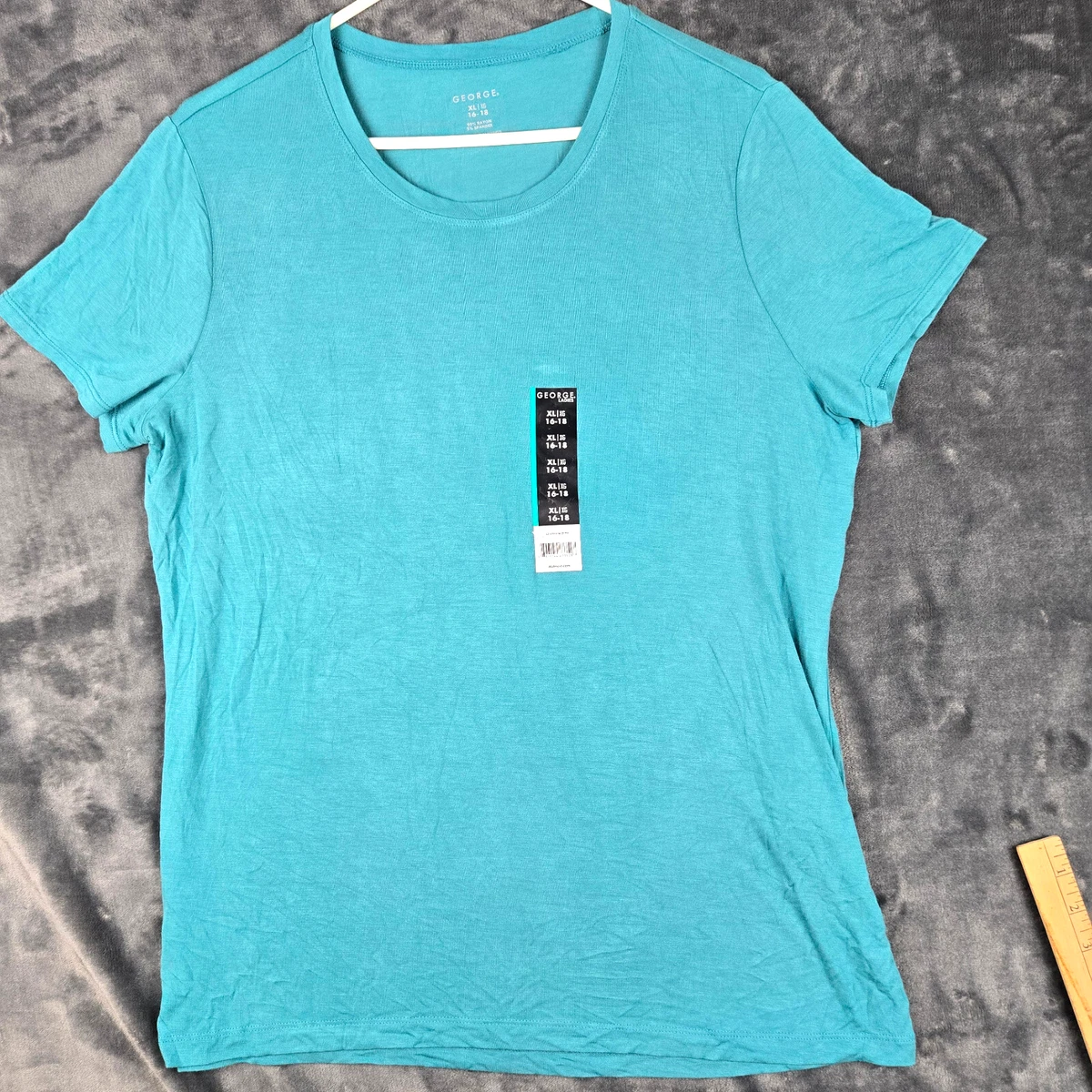 T-shirt de base George pour hommes Tailles P-TG
