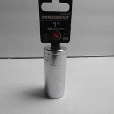 Powerbuilt 1/2 Inch Drive x 1 Inch 6 Point Deep Socket - 642207