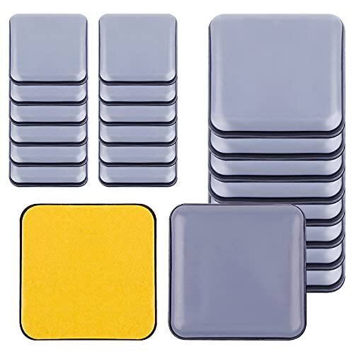20 Pcs Furniture Gliders for Carpet,Furniture Sliders for Wooden Floors, Easy
