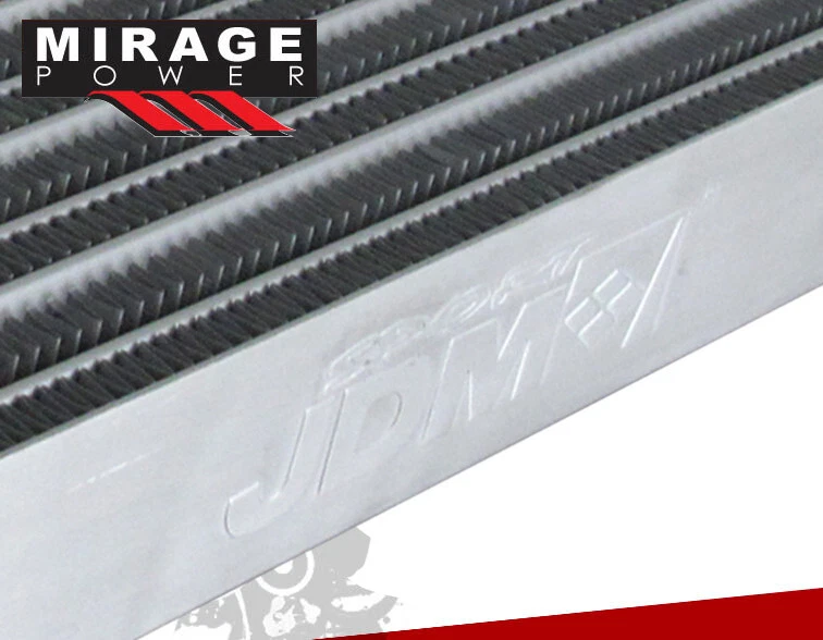 Jdm Sport Tube Fin Intercooler + Diy Aluminum Pipe Piping Kit - Image 4 of 4