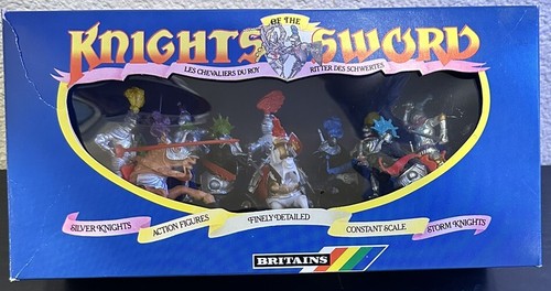 Vintage Britains Knights Of The Sword Castle Jousting Set Rare 7791 7794 7778 - Picture 4 of 23