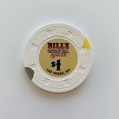        Bill's Gamblin' Hall * $1 Poker Chip / Jeton * 2007 * Las Vegas * Casino