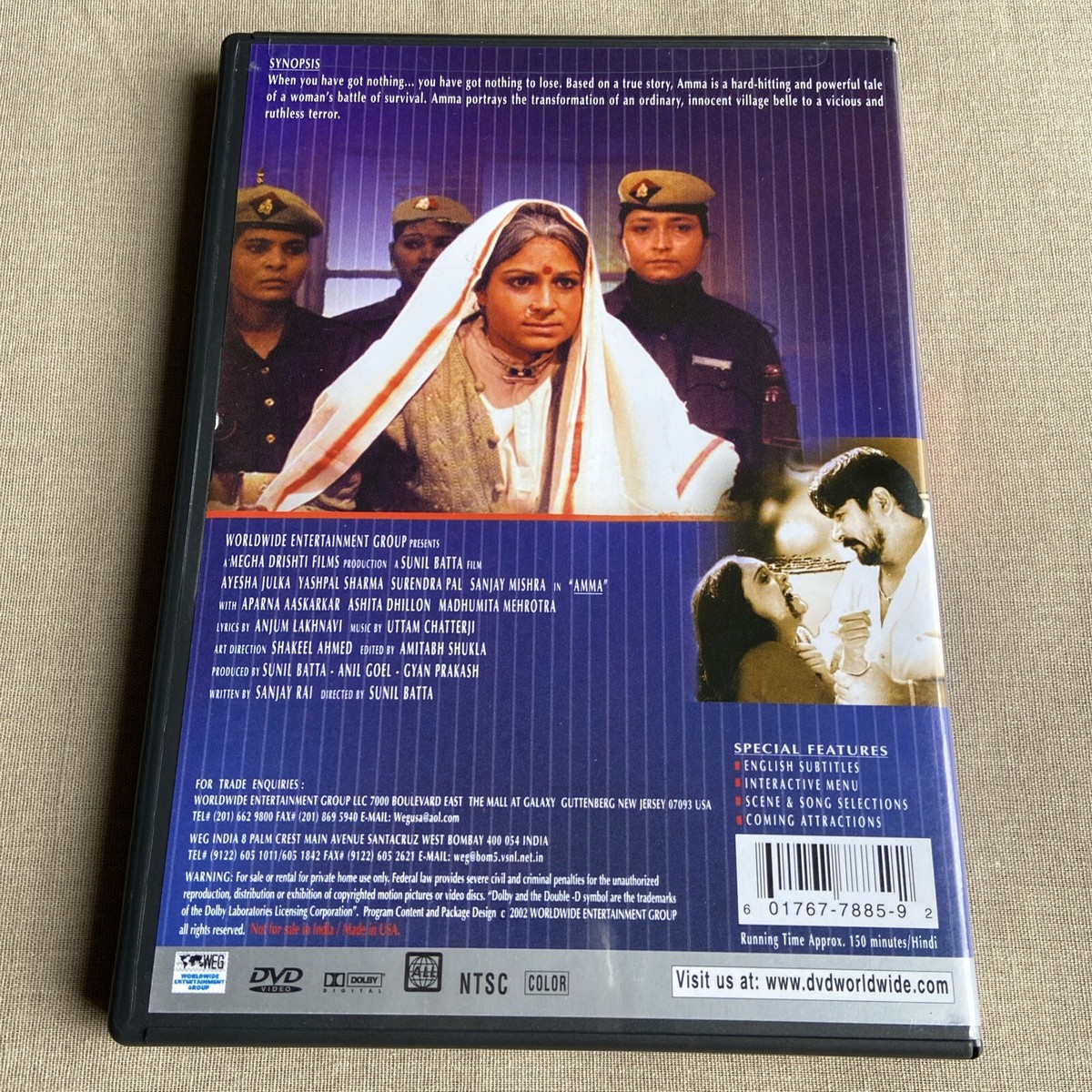 Amma (DVD 2003) Hindi Film Sunil Batta India Drama Crime History Ayesha  Julka
