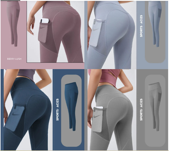 Yoga Pants Women With Pocket Leggings Sport Girl Gym Legging weight loss fitness