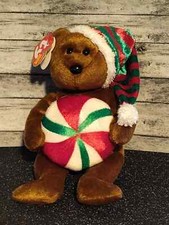 YUMMY Ty Beanie Babies Holiday Bear MWMTs