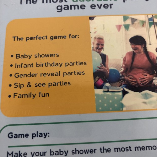 Caption The Baby Card Game Baby Shower Gender Reveal Family Party Game New - Picture 7 of 7