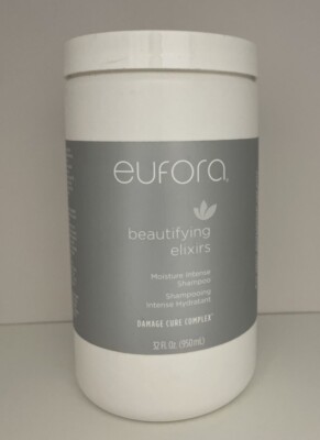 Eufora Beautifying Elixirs Moisture Intense Shampoo 32  oz ~ DAMAGE CURE COMPLEX