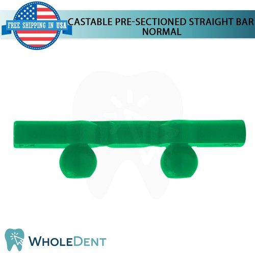 2x OT Castable Normal Pre Sectioned Bar Ball Attachment Abutment Dental Implant - Picture 3 of 3