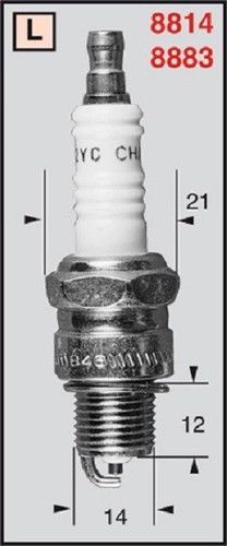 Candle De Encendido Champion MZ TS Alpine 125 L82C