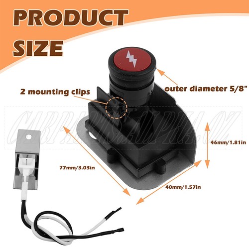 Suitable For Weber Q1200 Q2200 64868 Series Gas Grill Replacement Ignition Kit - Picture 7 of 12
