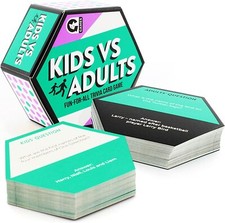 Ginger Fox Kids Vs Adults Trivia Card Game Unique Christmas Stocking Filler