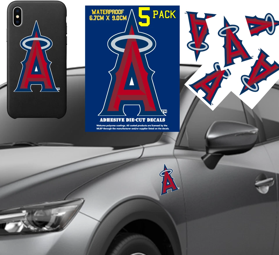 5 LA Los Angeles Angels Vinyl Decal Sticker 3" x4" Car Window Bumper Laptop - Image 2 of 4