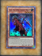 Yugioh Gaia the Fierce Knight Origin ROTD-EN000 Super Rare 1st Ed NM