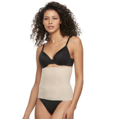 Naomi & Nicole Luxe Shaping Step-in Waist Cincher Style #7086 NUDE 2X ~ NEW