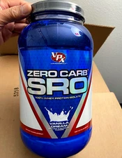 Zero Carb SRO Zero Carbs, Fat, Sugar, Cholesterol & lactose FREE Vanilla 2 Lbs.