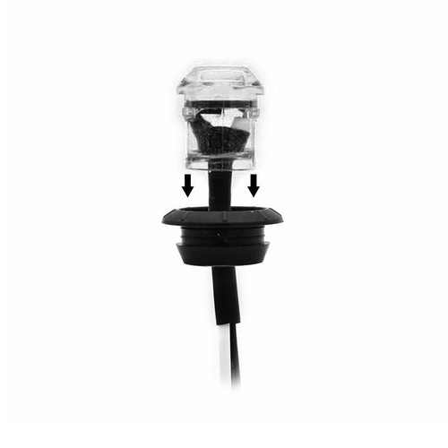 10Pcs 12V LED Car Small Round Side Marker Light Lorry Button Lamp Off-Road White - Picture 4 of 12