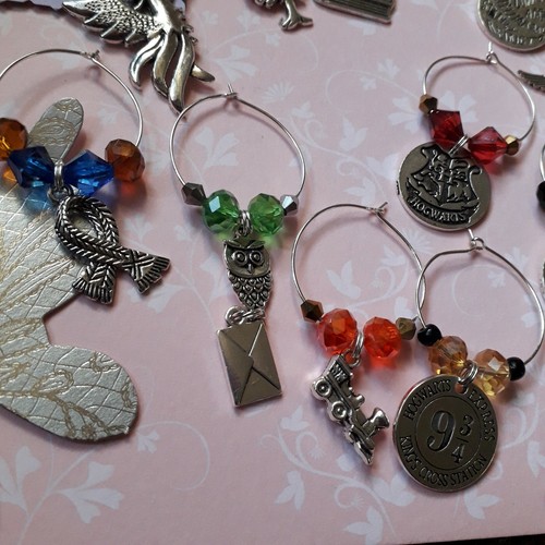 Harry Potter Inspired Wine Glass Charms - Picture 9 of 10