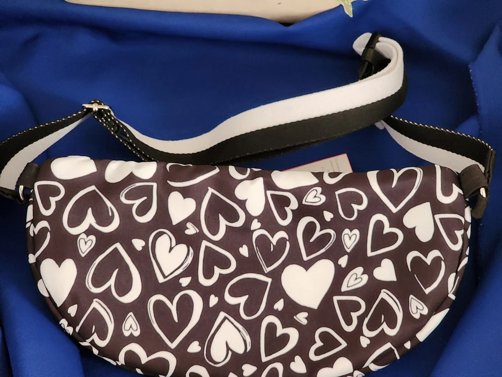 Brighton Belt Bag Endless Love Hearts Fanny Pack Black White Red Limited Edition Brighton Belt Bag Endless Love Hearts Fanny Pack Black White Red Limited Edition