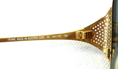 ICONIC CH. DIOR GOLDEN SUNGLASSES VINTAGE STYLISH FRANCE METAL