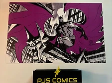 Batman Art Print SIGNED Joey Vazquez Art Print 11X17 Batman On Gargoyle Purple