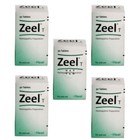 Zeel T Heel Homeopathic Solution 50 tablets Pain Reliever 5 PACK