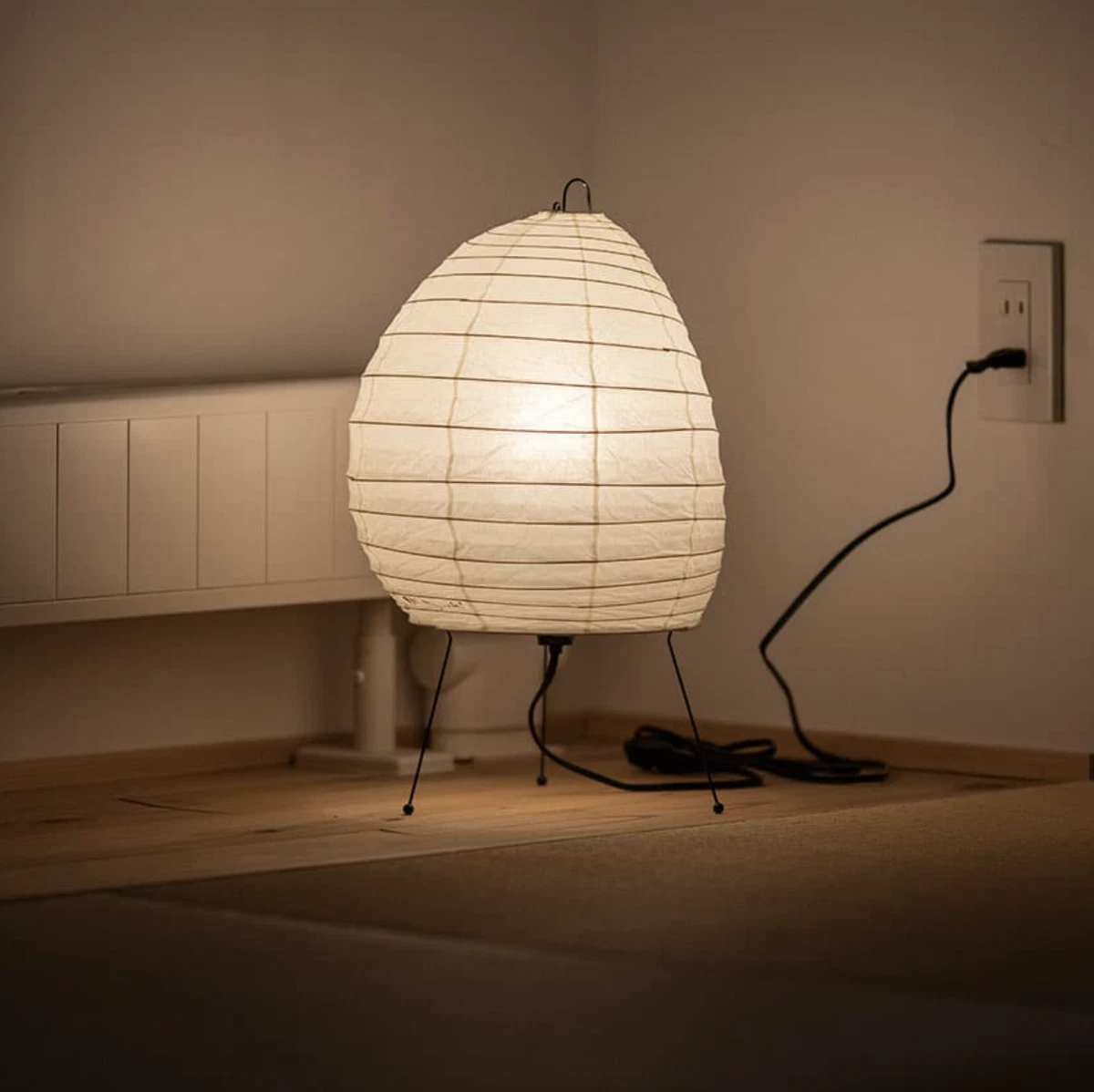 Isamu Noguchi Stand Lamp Akari 1N Table Lamp Washi Japanese New Fast Ship Track