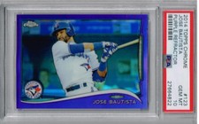 2014 Topps Chrome Jose Bautista Purple Refractor PSA 10