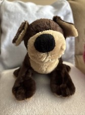 Ganz Webkinz Mocha Pup HM348 Brown Dog Plush Stuff Animal Toy No Code