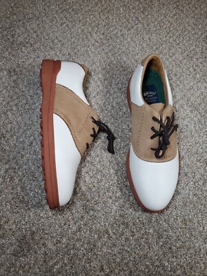 Mens/Callaway/Golf/Shoes/Size9/Leather/White/Brown/GS501‎ SZ 5 Callaway Golf Shoes Mens 11 N Maximus White | Mercari main image 4