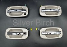 1999-2006 Tahoe Silverado Sierra Suburban Yukon - Door Handle Set 4 Silver