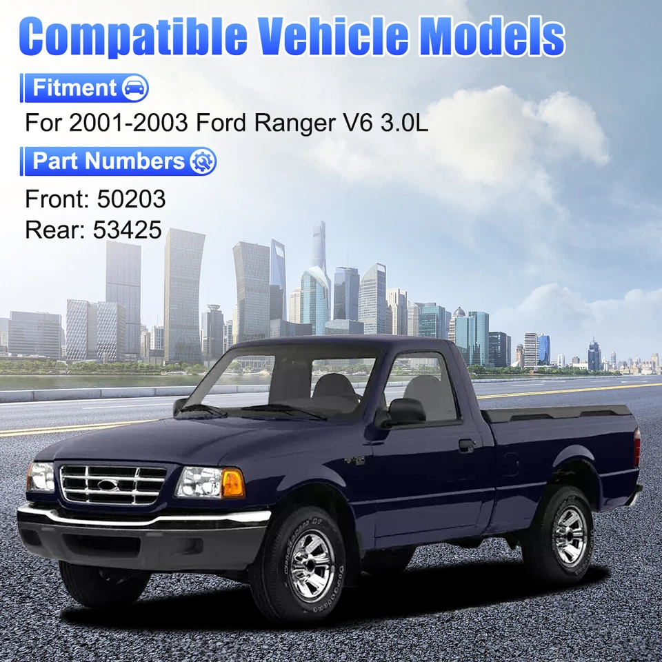 For Ford Ranger 3.0L Front & Rear Catalytic Converter 2001-2003- Fits 3.0L Only Foto 2 de 4