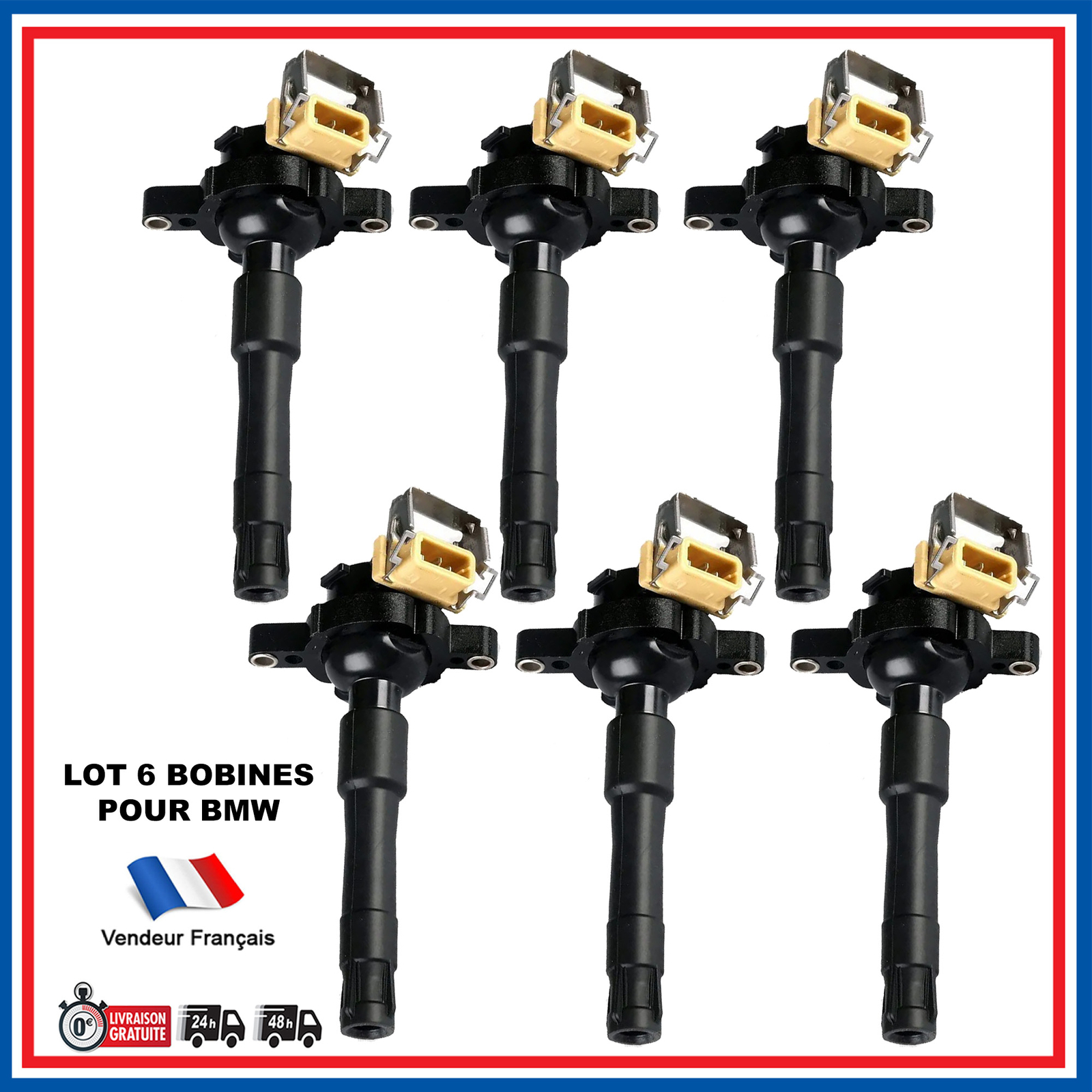 Bobine d'allumage contre ratés de moteur et voyant allumé pour 330i 530i 728i