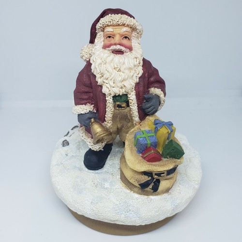 Topper de velas de Papá Noel Nuestra América Navidad Navidad Navidad Regalo De colección 1999 Nuevo