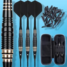 Professional Soft Tip Darts Set 18g with 30 Extra Tips and Gift Box