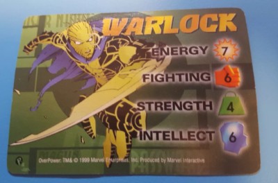 Warlock Overpower CCG 1999 Marvel Interactive Trading / Game Card